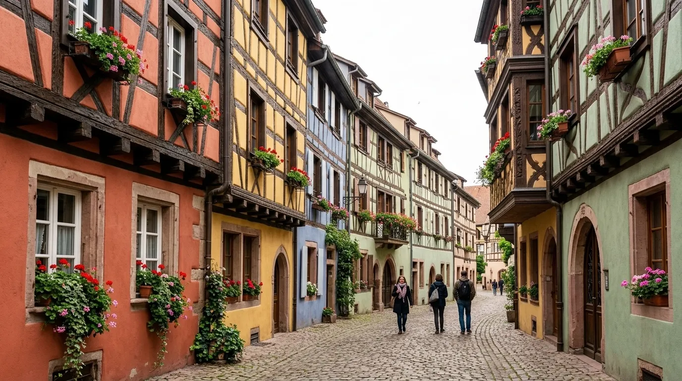 Maison à colombages rénovée dans le centre historique de Colmar